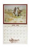 Vintage 1990 2018 Charles M Russell Western Art Appointment Calendar