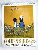 Vintage 1975 2025 Flavia Golden Strings Calendar