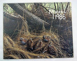 Vintage 1986 2025 Brown and Bigelow Hoyle David Maass Calendar 1