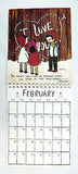 Vintage 1975 2025 Flavia Golden Strings Calendar