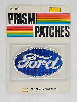 Vintage 1970’s Ford Reflective Prism Patch Factory Sealed