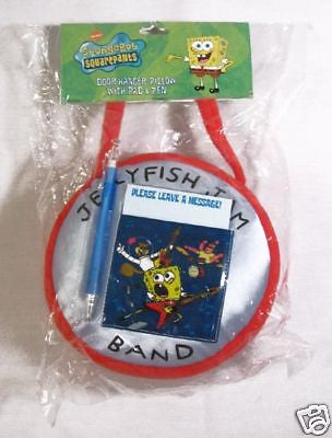 SpongeBob Squarepants Jellyfish Jam Band Door Hanger Pillow and Notepad