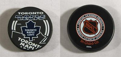 Toronto Maple Leafs Double Logo NHL Hockey Puck