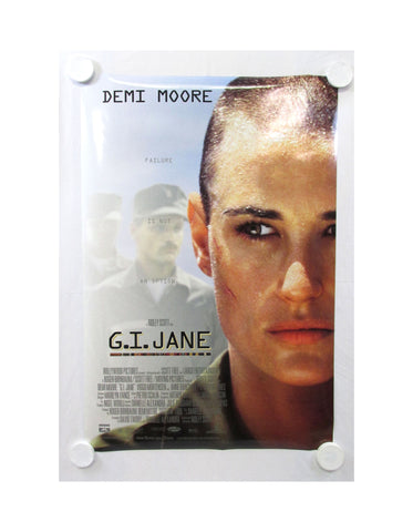 Vintage 1997 G.I. Jane Two Sided Original Movie Theater Poster