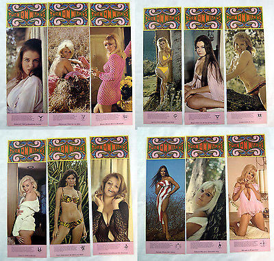 Vintage 1970 Turn on With Us Astrology Pin Up 12 Print Set