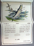 Vintage 1985 2019 Fred Sweney American Wildlife Large Format Calendar