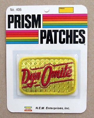 Vintage 1970’s Dynomite Reflective Prism Patch 2