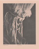 Vintage 1890 - 1910 Chippewa Portraits Native American Indian Print Plate M