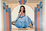 Vintage 1991 2019 1957 Gil Elvgren Lavender Lovely Pin Up Calendar