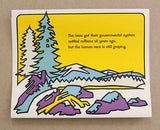 Vintage 1971 Fred Sweney Bobcat Fold Out Art Card Print