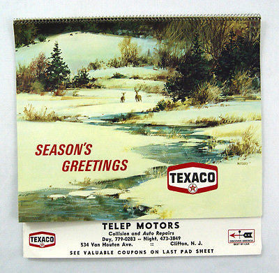 Vintage 1973 2018 Texaco John Berkey Calendar