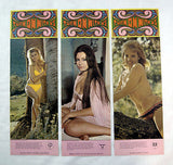 Vintage 1970 Turn on With Us Astrology Pin Up 12 Print Set