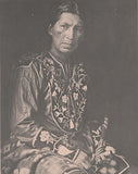 Vintage 1890 - 1910 Chippewa Portraits Native American Indian Print Plate E