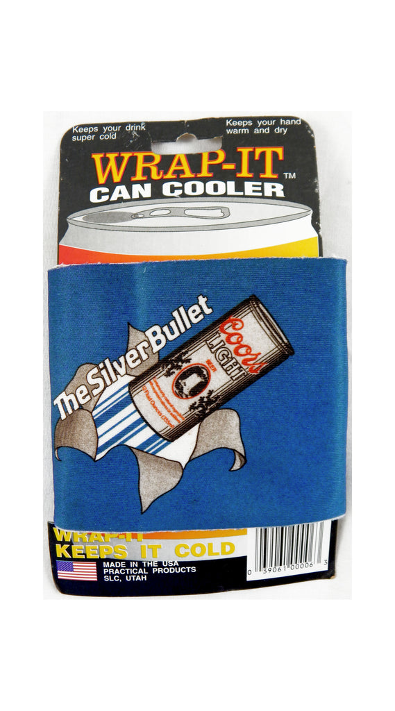 Vintage 1991 Coors Light The Silver Bullet Wrap It Can Cooler Koozie –  Unbelievable Finds