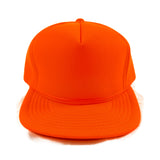 Vintage 1990's Xpres Caps Blaze Neon Orange Trucker Hat